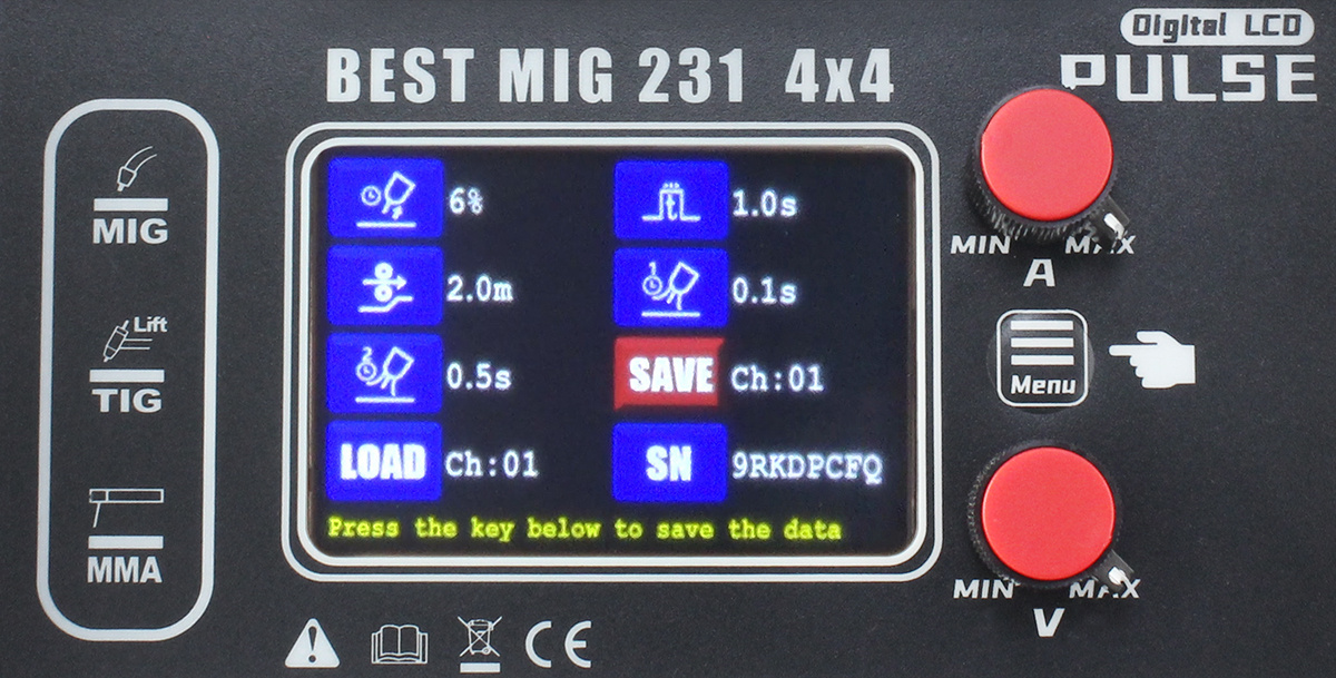 Welder Fantasy BEST MIG 231 4x4