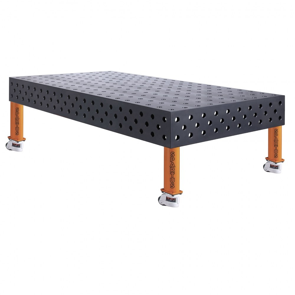 Stół spawalniczy MAXIMUS 3D 2000 x 1000 x 200 nogi z kołami