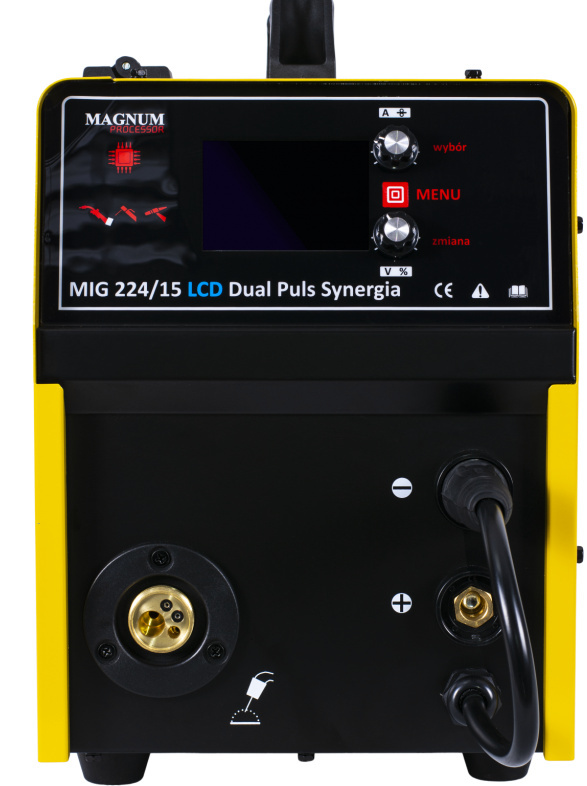 Magnum MIG 224/15 LCD Dual Puls Synergia zestaw #1