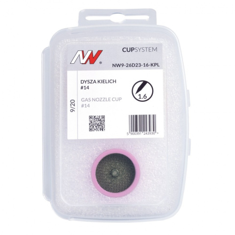 CUPSystem - zestaw 9/20 dysza kielich #14 [na elektrodę 1.6]