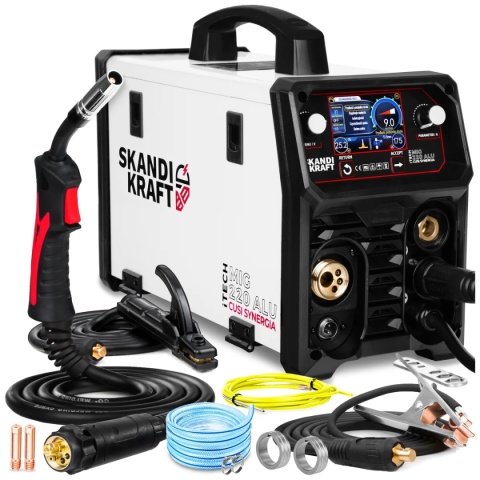 Spawarka Migomat SKANDI KRAFT iTECH MIG 220 Alu CuSi Synergia