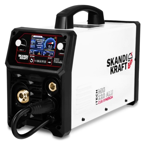 Spawarka Migomat SKANDI KRAFT iTECH MIG 220 Alu CuSi Synergia