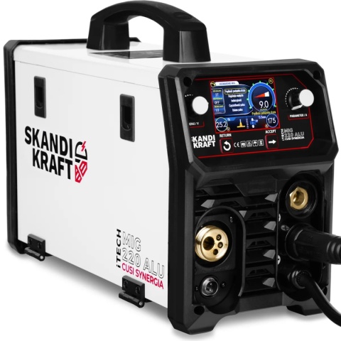 Spawarka Migomat SKANDI KRAFT iTECH MIG 220 Alu CuSi Synergia