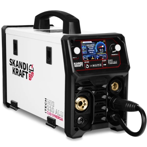 Spawarka Migomat SKANDI KRAFT iTECH MIG 220 Alu CuSi Synergia