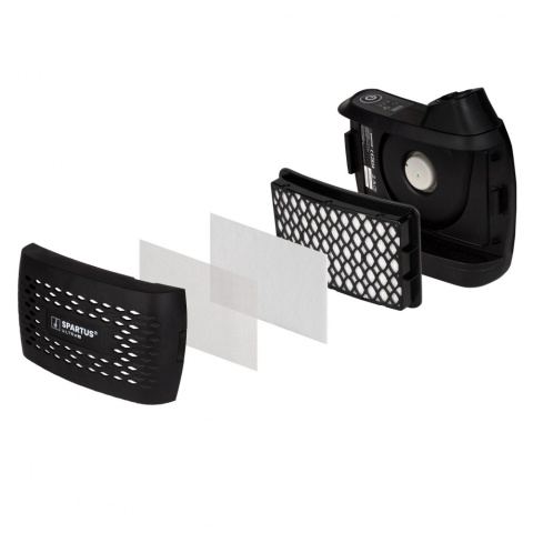 Przyłbica do szlifowania z nawiewem SPARTUS Ultra NX47 z systemem nawiewowym