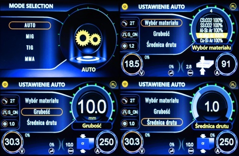 Spawarka Migomat SKANDI KRAFT iTECH MIG 255 4in1 Dual Pulse HF