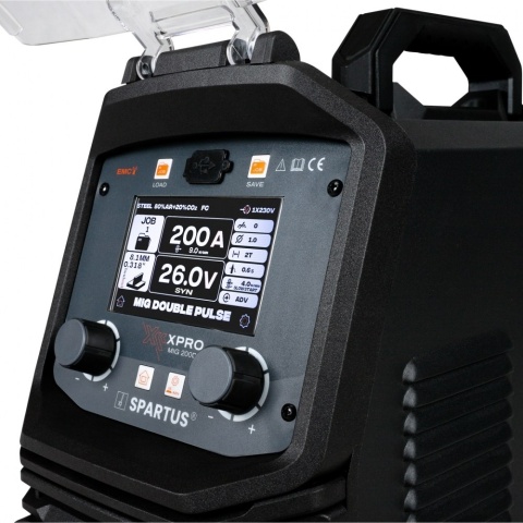 Spawarka migomat XPro MIG 200 Dual Puls Spartus