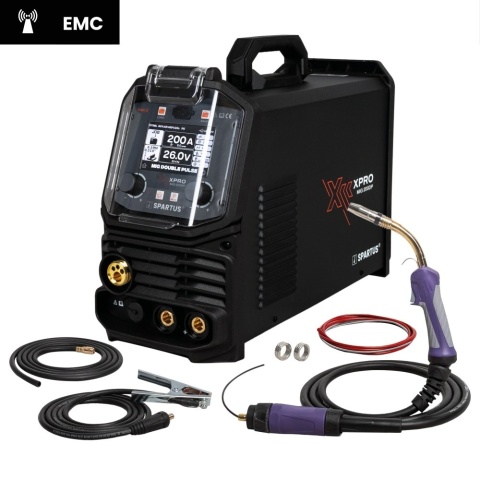 Spawarka migomat XPro MIG 200 Dual Puls Spartus